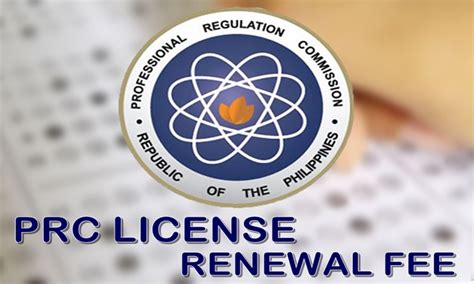 prc license|prc license renewal fee.